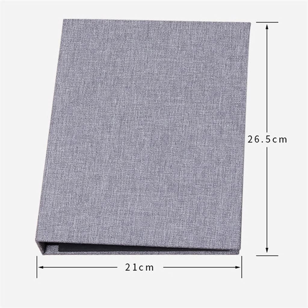 JSEIAJB Photo Album Folder Creative Self-adhesive Scrapbook Album for Baby Lovers Memorial Wedding Photo Album(D)