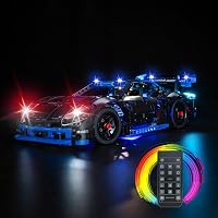 BrickBling LED Világítás Készlet Lego 42176 Porsche GT4 e-Performance Versenyautóhoz - Távirányítható Fényszett Építőjátékhoz 15+ Éveseknek 1