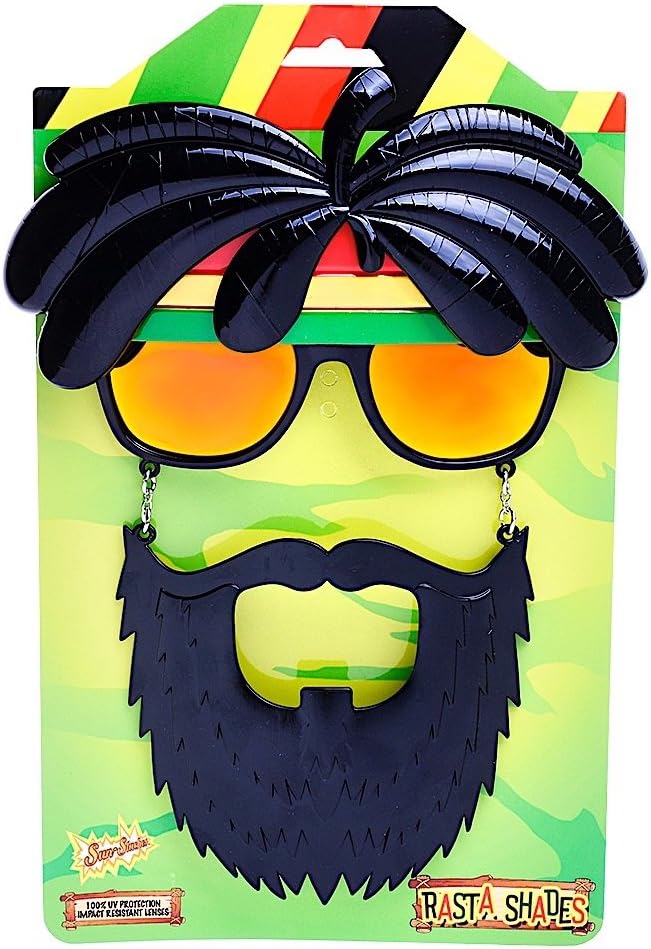 Sun-Staches Party Mustache Sunglasses Costume Accessory UV 400 One Size Fits Most - Image 3