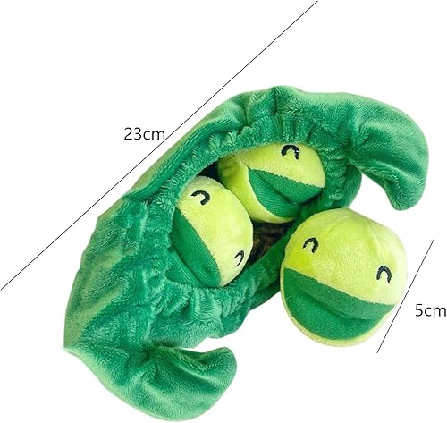 Miniatura 5 de FAKEME Juguete de peluche para perro, juguete chirriante para perro, juguete educativo de forrajería, juguete interactivo para perros, juguete de