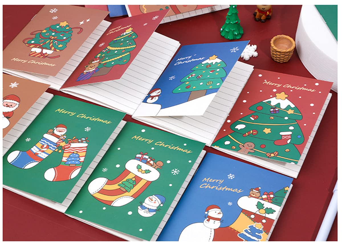 Osuter 20PCS Mini Carnet De Notes Papier Petit Carnet De Noel Pour Enfants Cadeau De Noël Etudiant