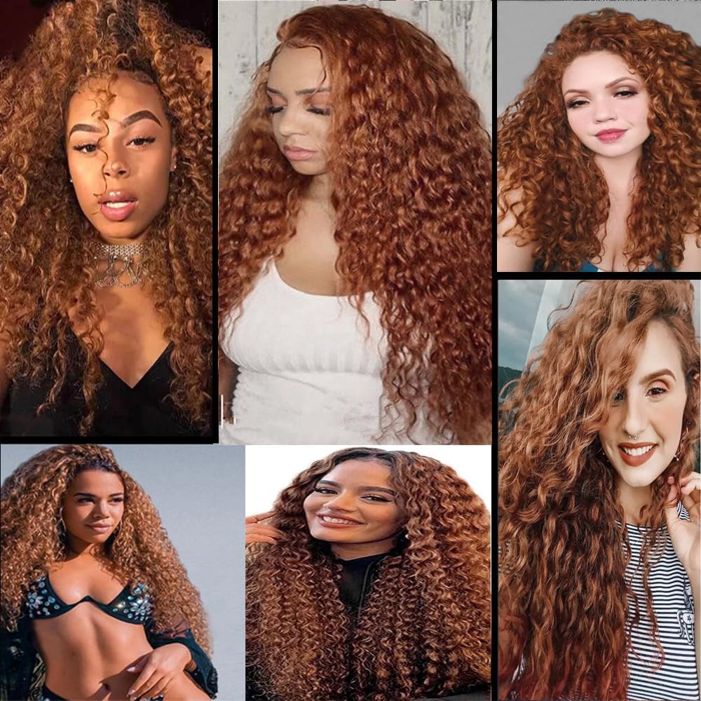 Bundles Human Hair 16 18 20 Inch Deep Wave Light Brown Human Hair Bundles Unprocessed Brazilian Virgin Quick Weave for Black Women