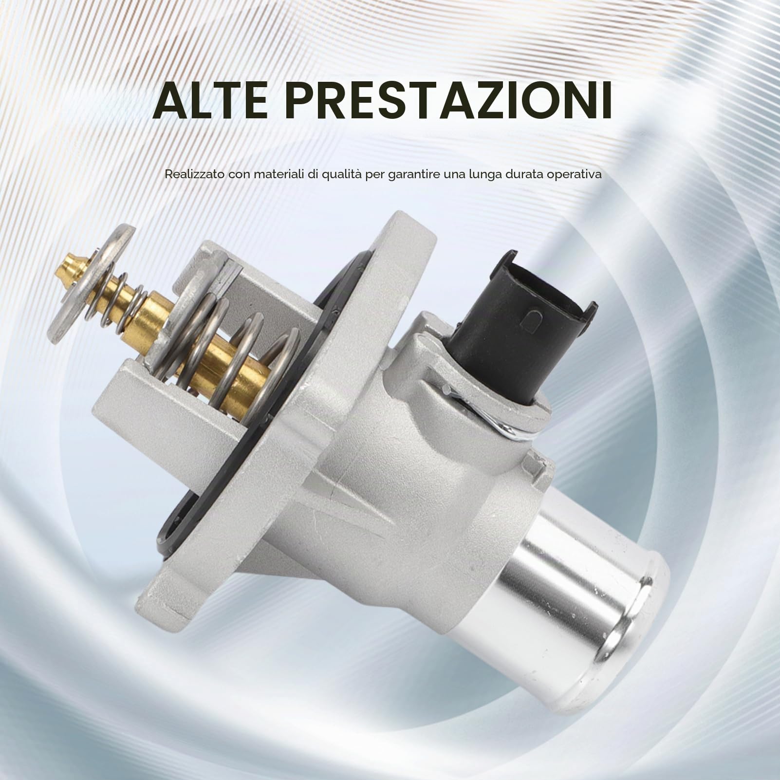 Termostato liquido raffreddamento alloggiamento, guarnizione, sensore 2 poli anteriore sinistro per Cruze Orlando Astra Insignia Vectra Zafira 96984104 Termostato liquido