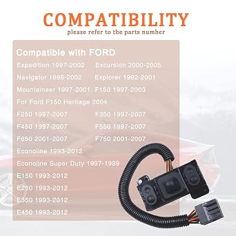 Power Seat Switch Driver Seat Switch Compatible with Ford F150 F250 F650 F750 Lincoln E150 E250 E350 Replacement Number:F65Z-14A701- AA