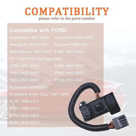 Power Seat Switch Driver Seat Switch Compatible with Ford F150 F250 F650 F750 Lincoln E150 E250 E350 Replacement Number:F65Z-14A701- AA