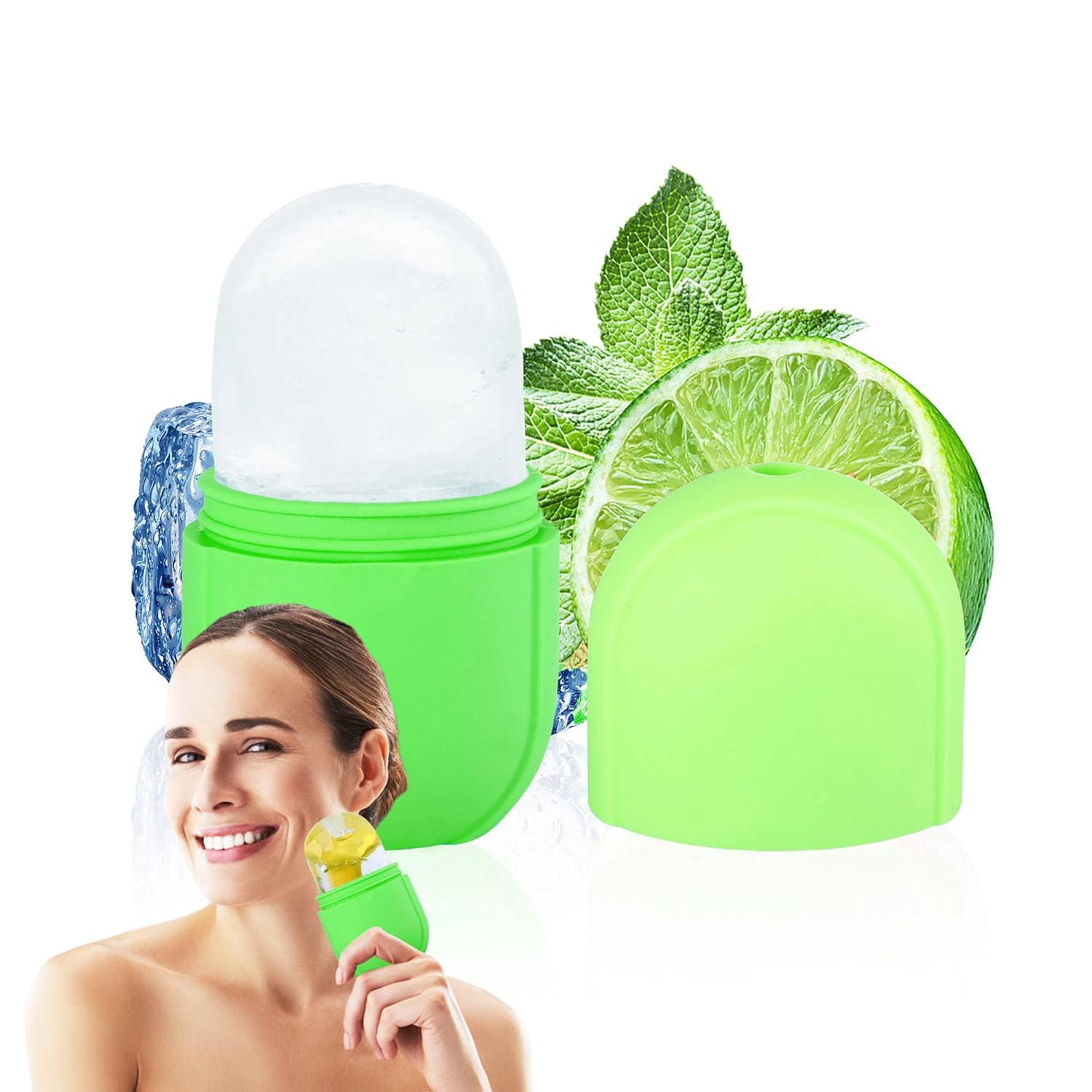 Ice Roller for Face and Eye, Silicone Ice Mold for Face