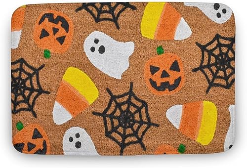Miniatura 1 de Felpudo de Halloween, tapete de otoño, tapete de bienvenida, decoración de porche de Halloween, decoración de otoño, tapete de puerta delantera,