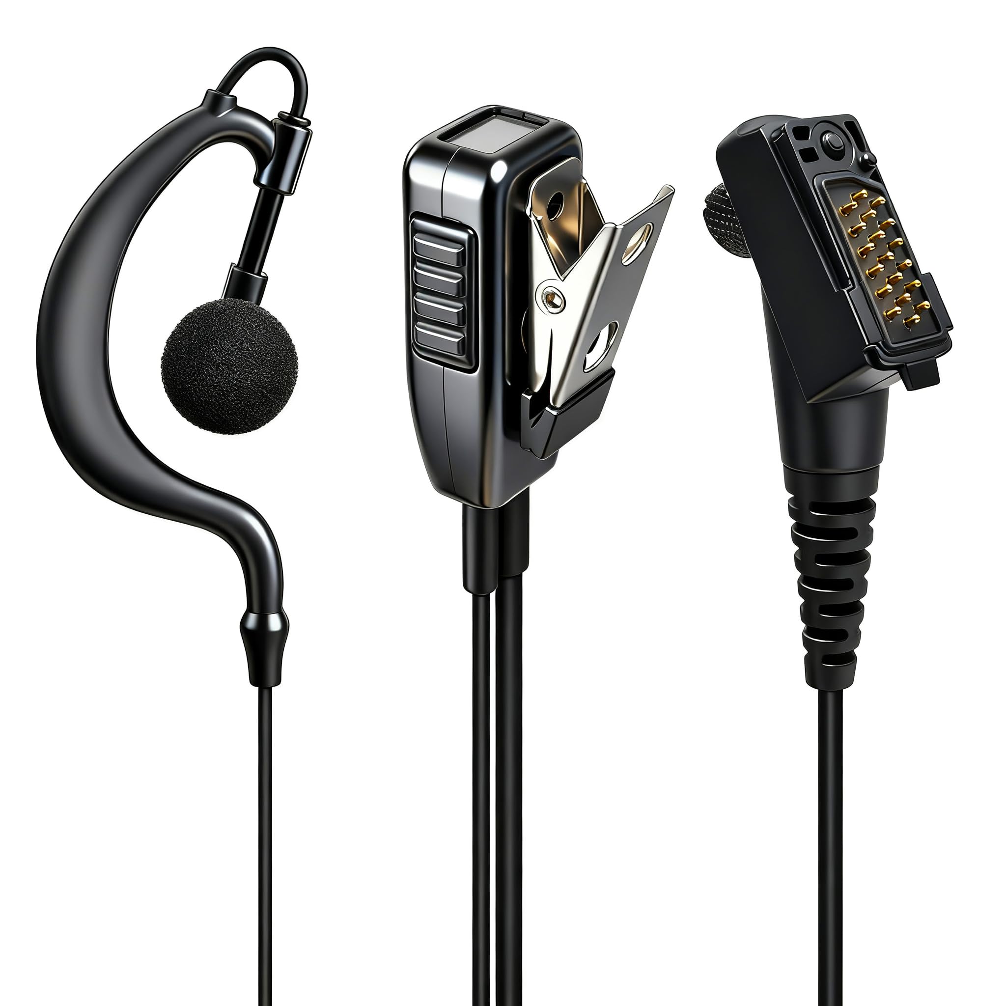 HYS TPH900 Micro-Casque Tubulaire Compatible avec Airbus TPH-900 TETRAPOL (H1-TPH900)