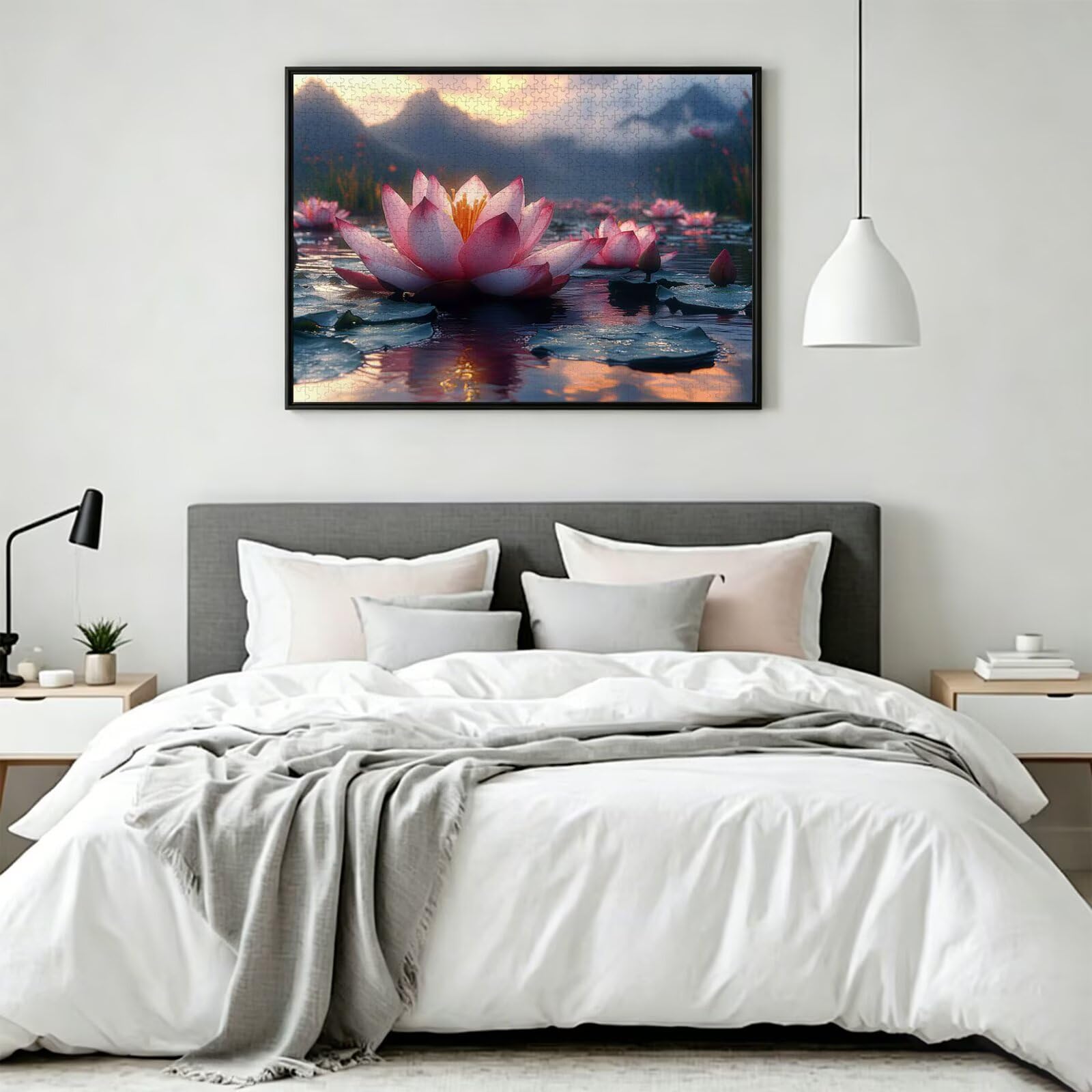 Puzzle 4000 Teile Lotusblumen Herausforderndes Klassische Puzzles, n-416