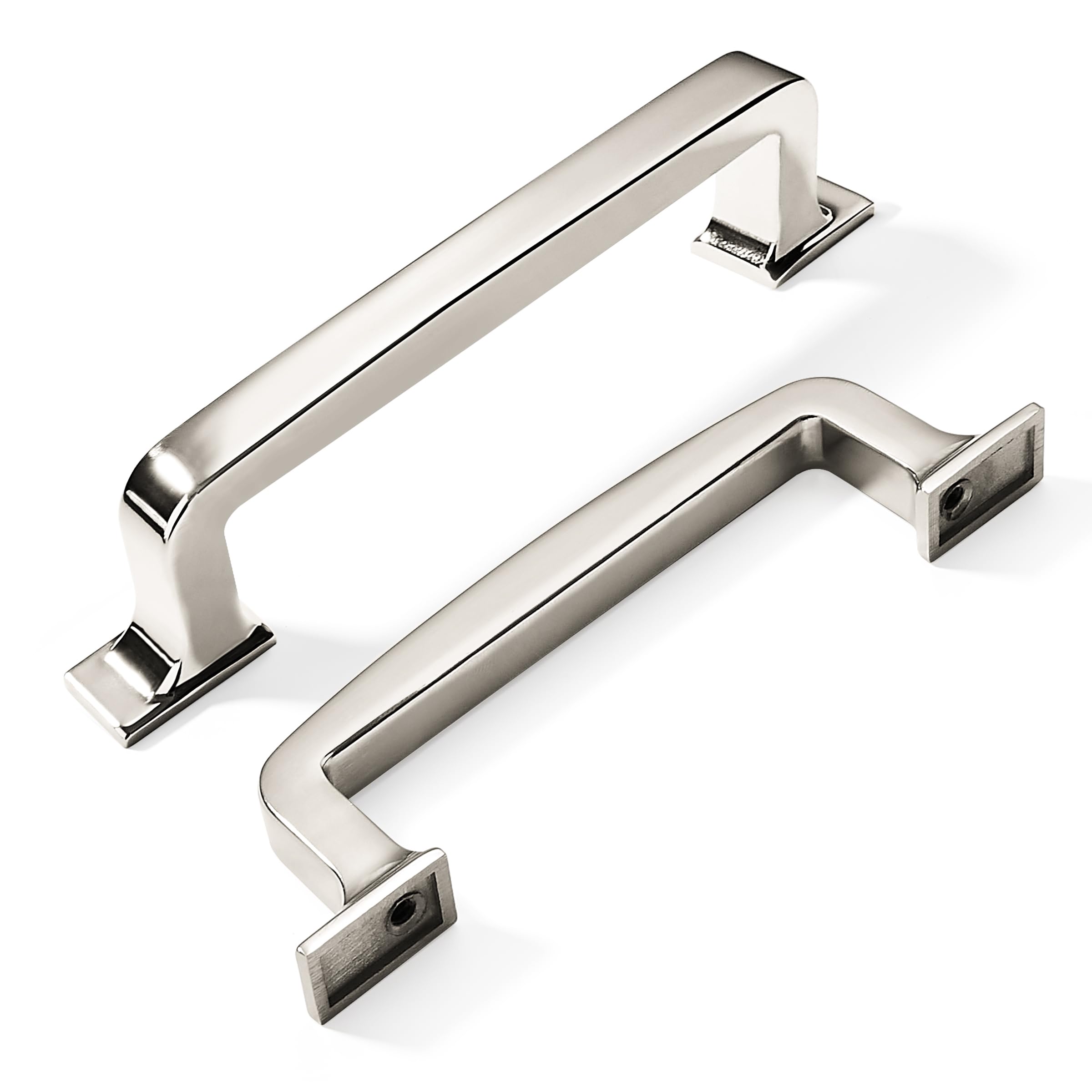 AMZ - 80266 Polished Nickel Cabinet Pulls CTC 5 in (128 mm)