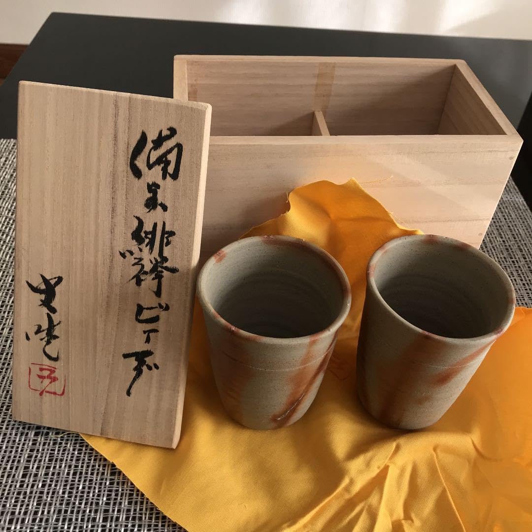 藤原史暁の備前焼 茶色 陶器の壺 専用箱付き 藤原史暁の備前焼 茶色 陶器の壺 専用箱付き 美術品・アンティーク