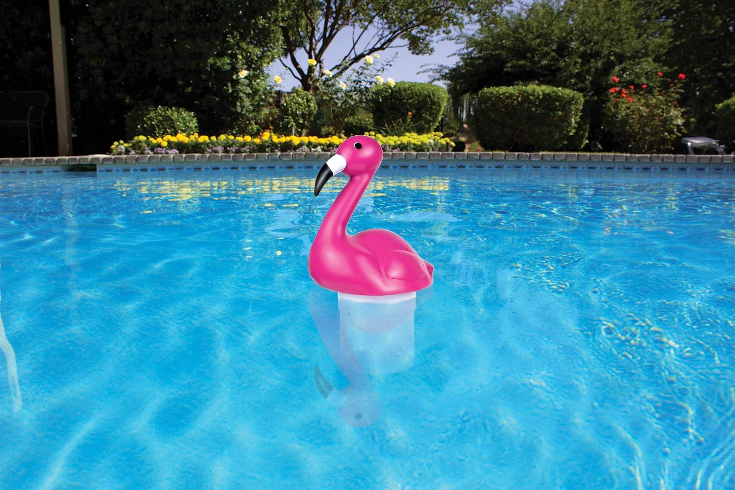 Poolmaster Swimming Pool Chlorine Dispenser, Flamingo