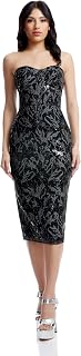 Dress The Population Women's Irina Bodycon Midi Dress
