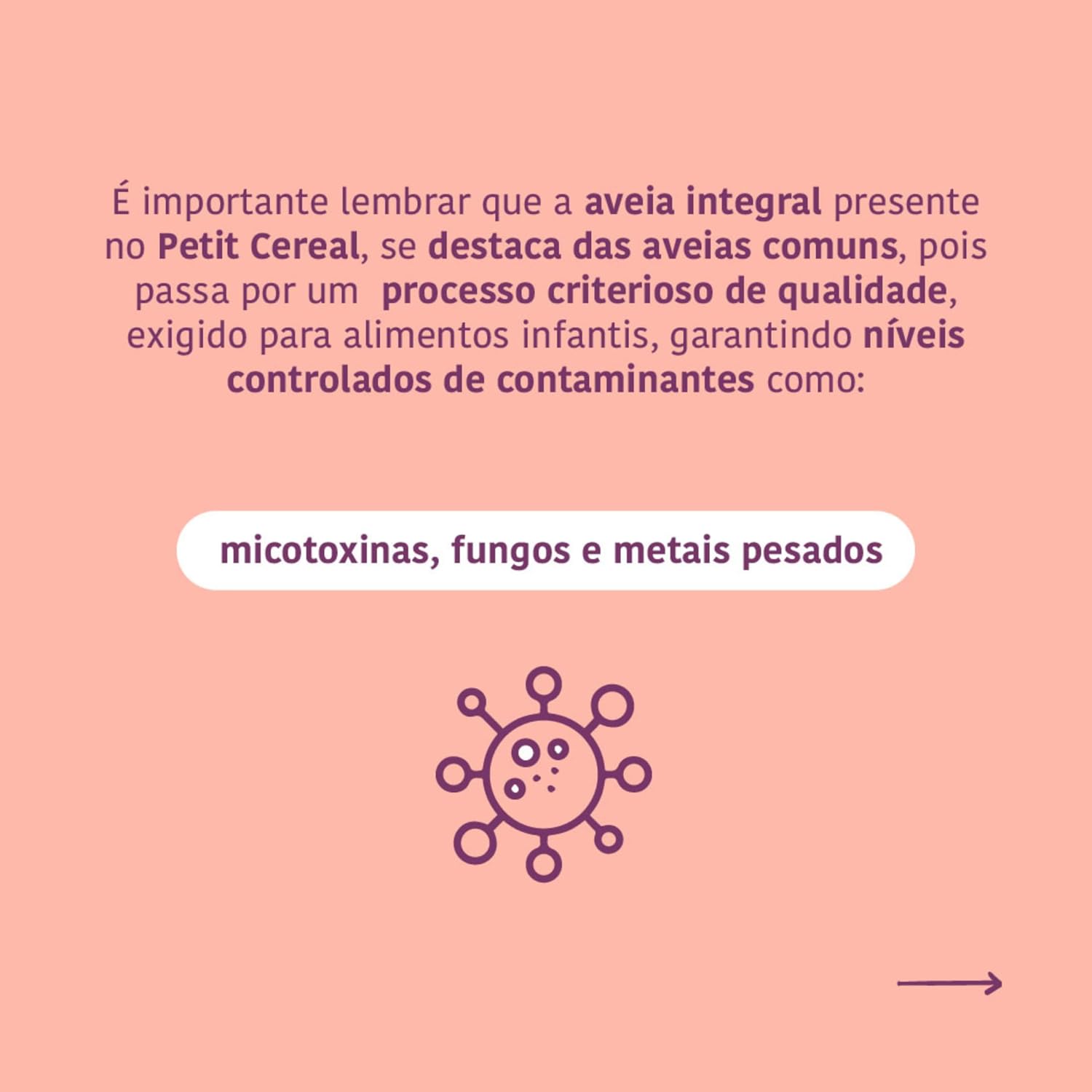 Papapá, Cereal infantil, Petit Cereal, Avêia Integral com Morango & Beterraba, Caixa, 170g, Rosa