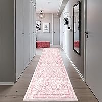 Vista 59 de Vaukki - Alfombra de pasillo, suave y peluda, alfombra antideslizante lavable, para lavandería, cocina, granja, baño, entrada y dormitorio