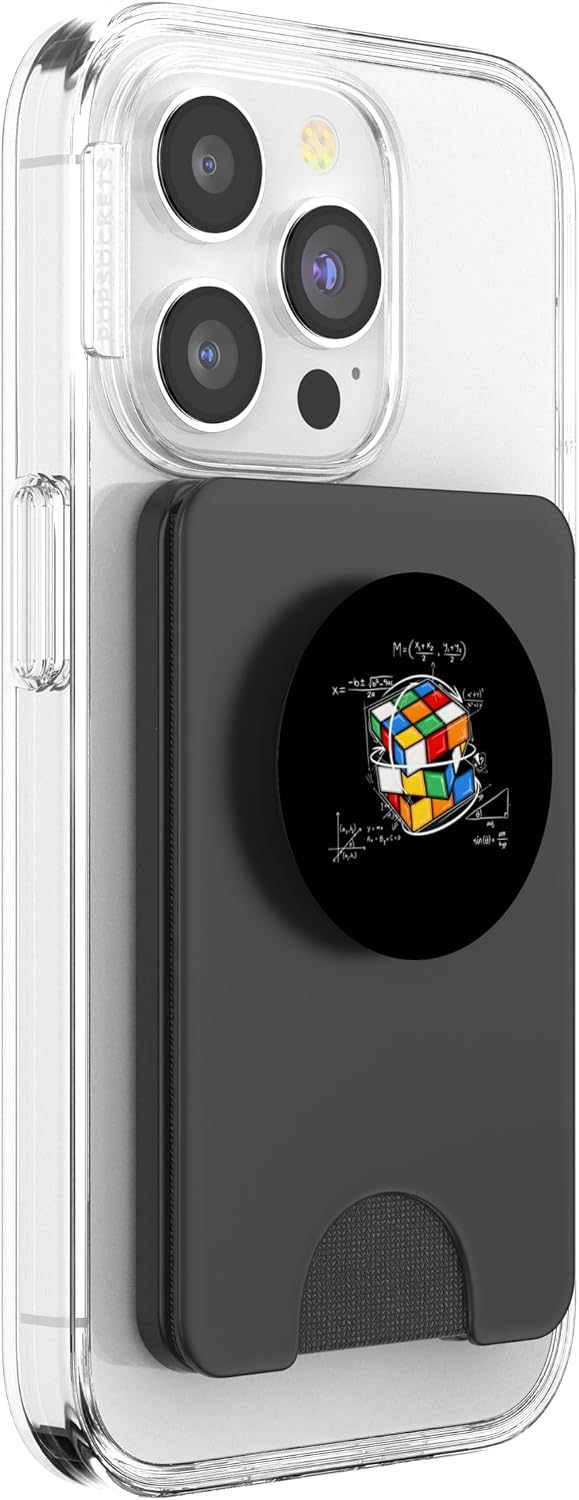 Puzzle Cube Retro Speed Cubing 80's Vintage Toy PopSockets PopWallet for MagSafe image 4