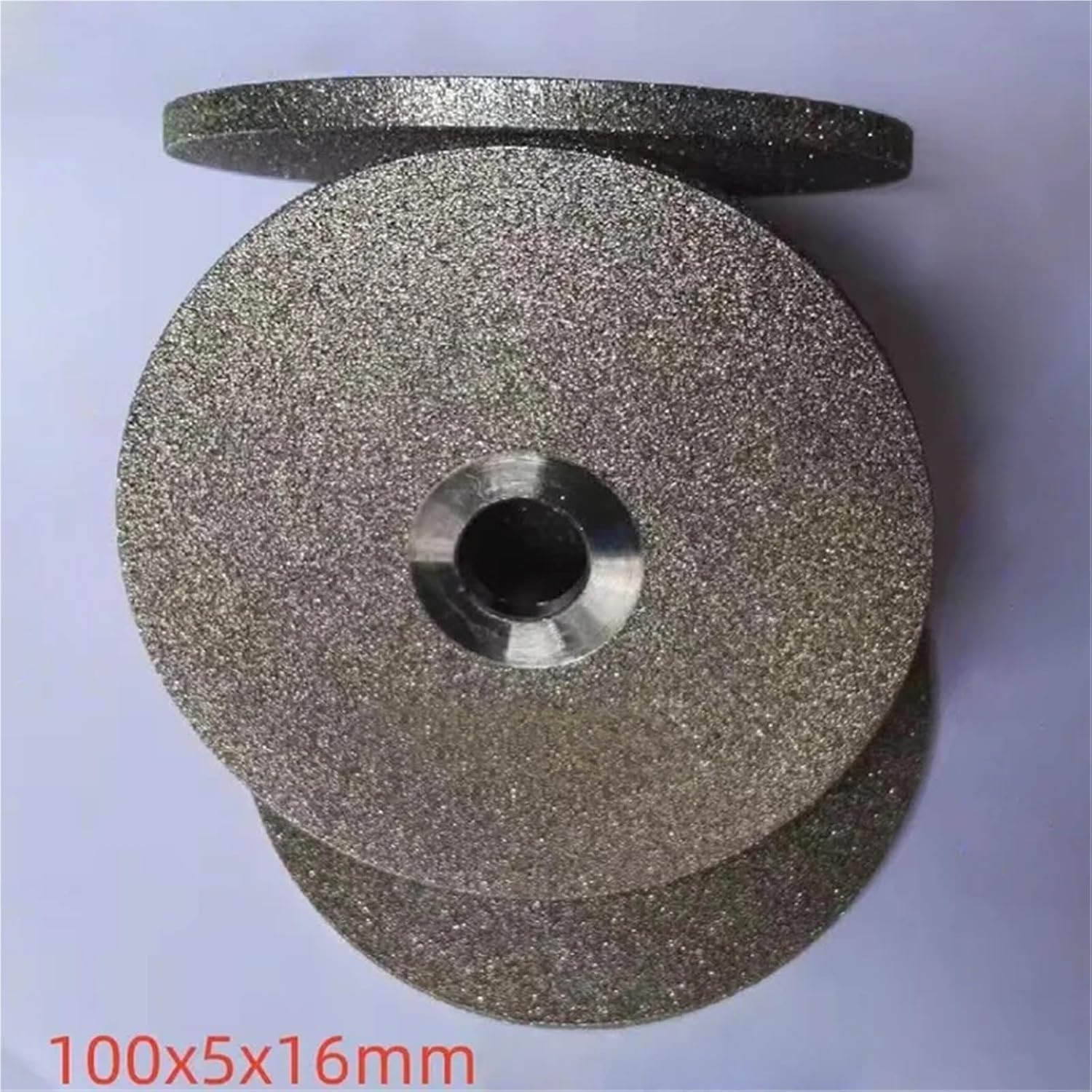 1pcs 100mm Double Sided Diamond Grinding Disc - Premium Lapidary Wheel for Gemstone, Ceramic, and Alloy Polishing(120Grit)