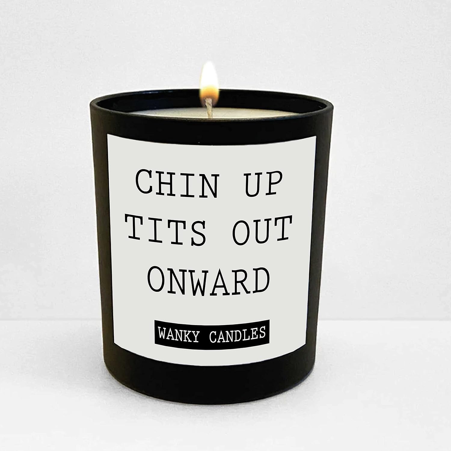 Wanky Candle Black Scented Candle Friendship Funny Gift for Friend Rude