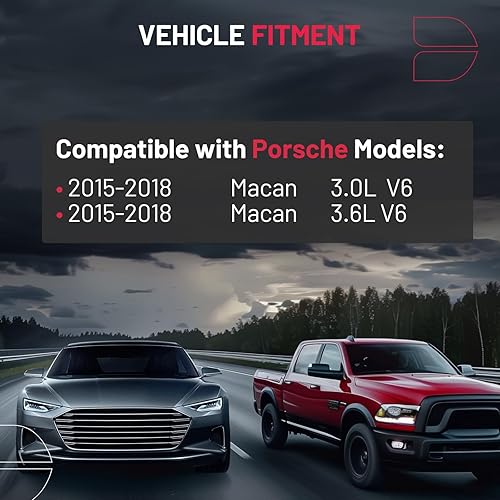 Miniatura 3 de BDFHYK Depósito de expansión de refrigerante del motor Depósito de desbordamiento compatible con Porsche Macan 2015-2018 3.0L 3.6L V6 Reemplazar