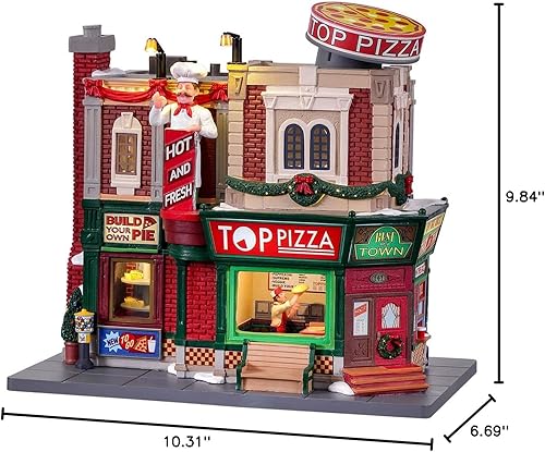 Miniatura 2 de LEMAX Top Pizza, con adaptador de 4.5V #25860 Multicolor