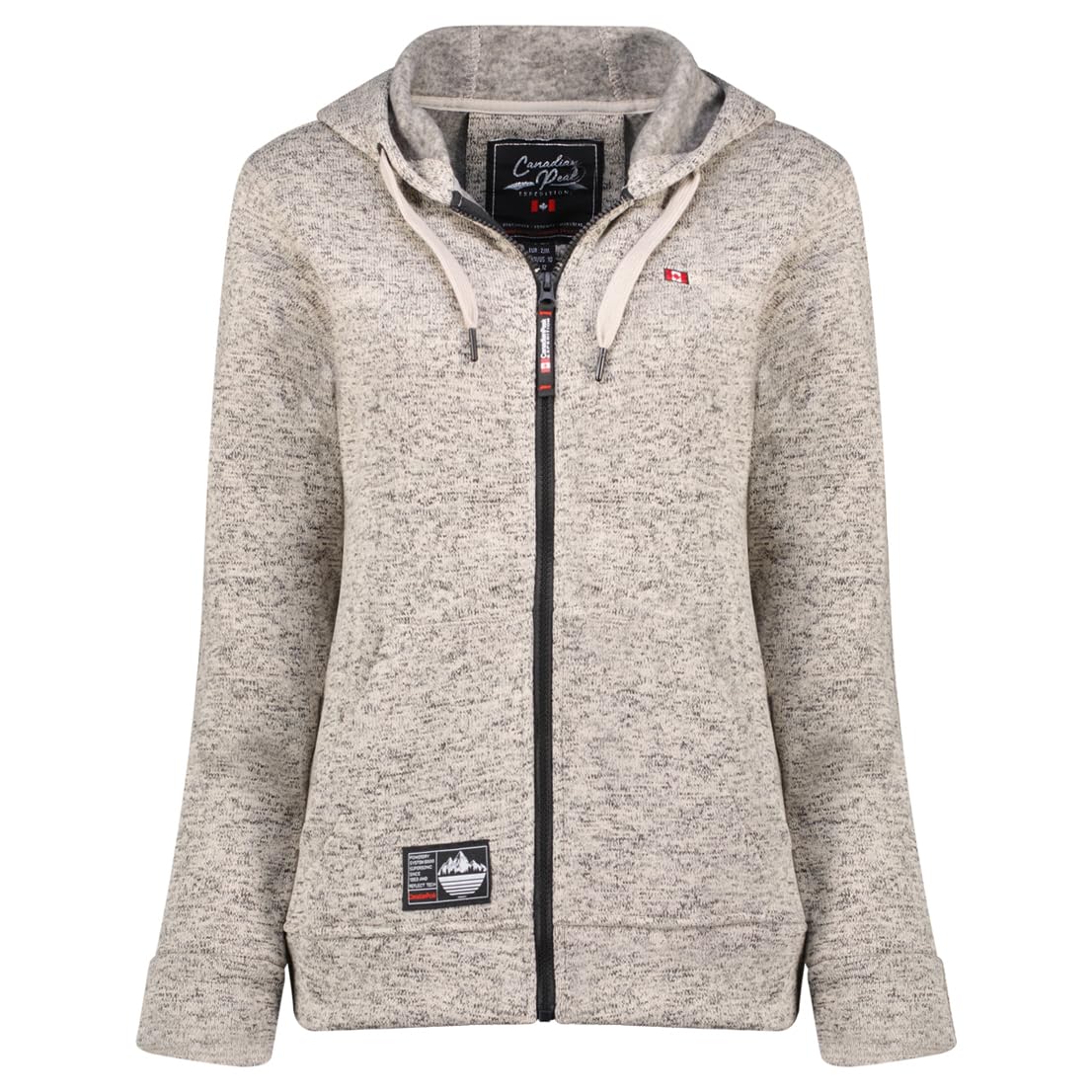 Canadian Peak Talerteak Lady - Polaire Fine Femme Chaude Fermeture Zip - Veste Automne Hiver Printemps Chaud Femmes - Longues Manches Vetement Pull Fourrure Doux Confort