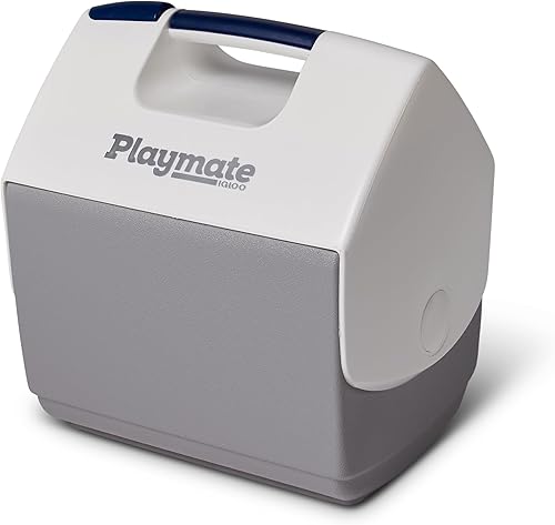 Igloo Playmate Pal - Hielera de tamaño personal de 7 cuartos de galón, color blanco, 11.75 x 8.25 x 12 pulgadas, 7 cuartos de galón, color rojo