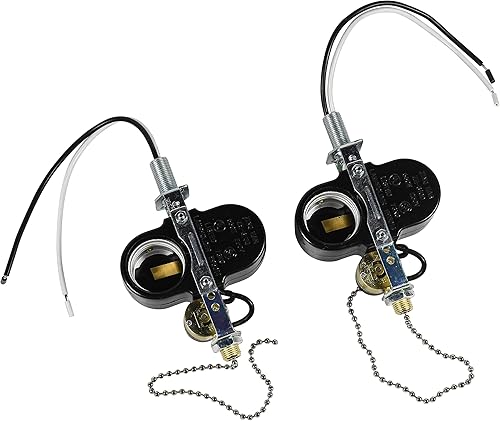 HQRP Westinghouse - Juego de 2 interruptores de enchufe compatibles con Hunter, Casablanca, Hampton Bay, Harbor Breeze, Westinghouse - Cadena de