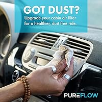 Vista 4 de Filtro de aire de cabina PureFlow HEPA PC99454HX Compatible con Jeep Wrangler 2018-2025, Gladiator 2020-2025