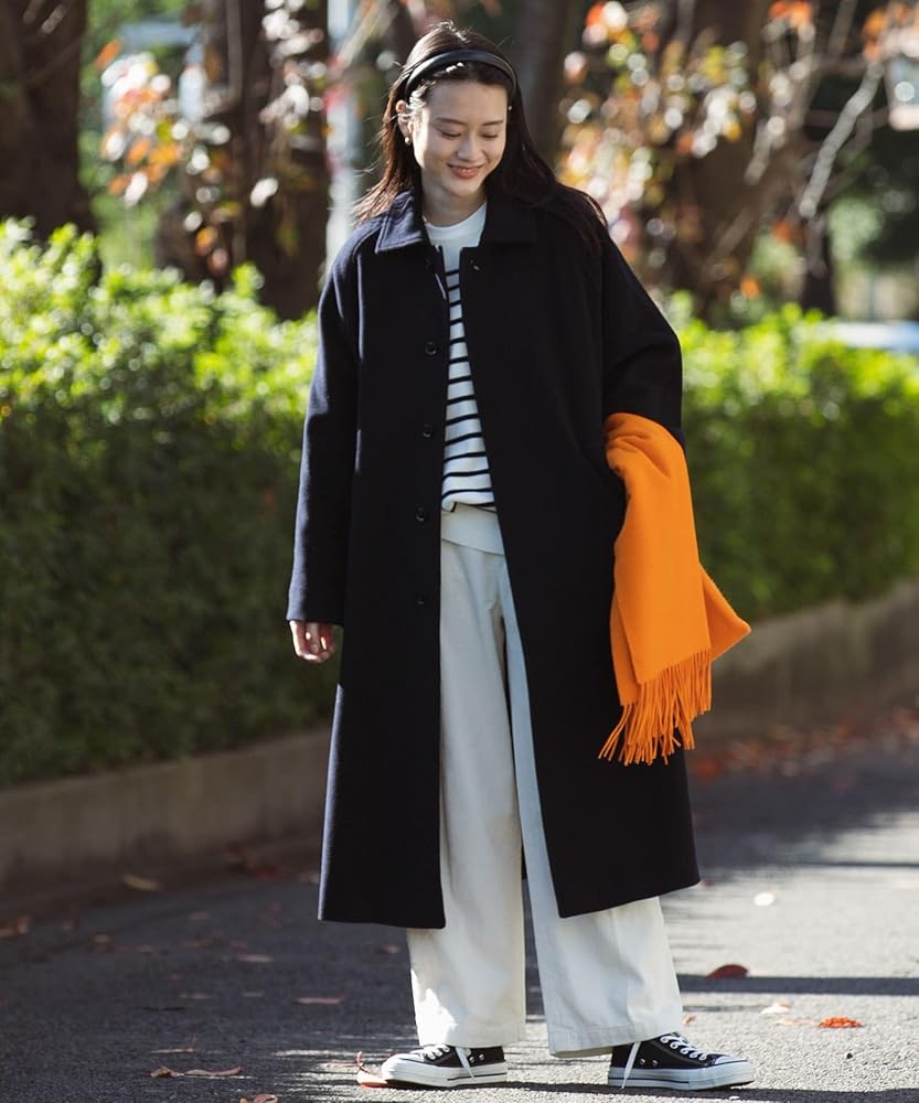 アバンルタン　軽いウールコート　ブラーミン アバンルタン 軽いウールコート ブラーミン グログランパイピング圧縮