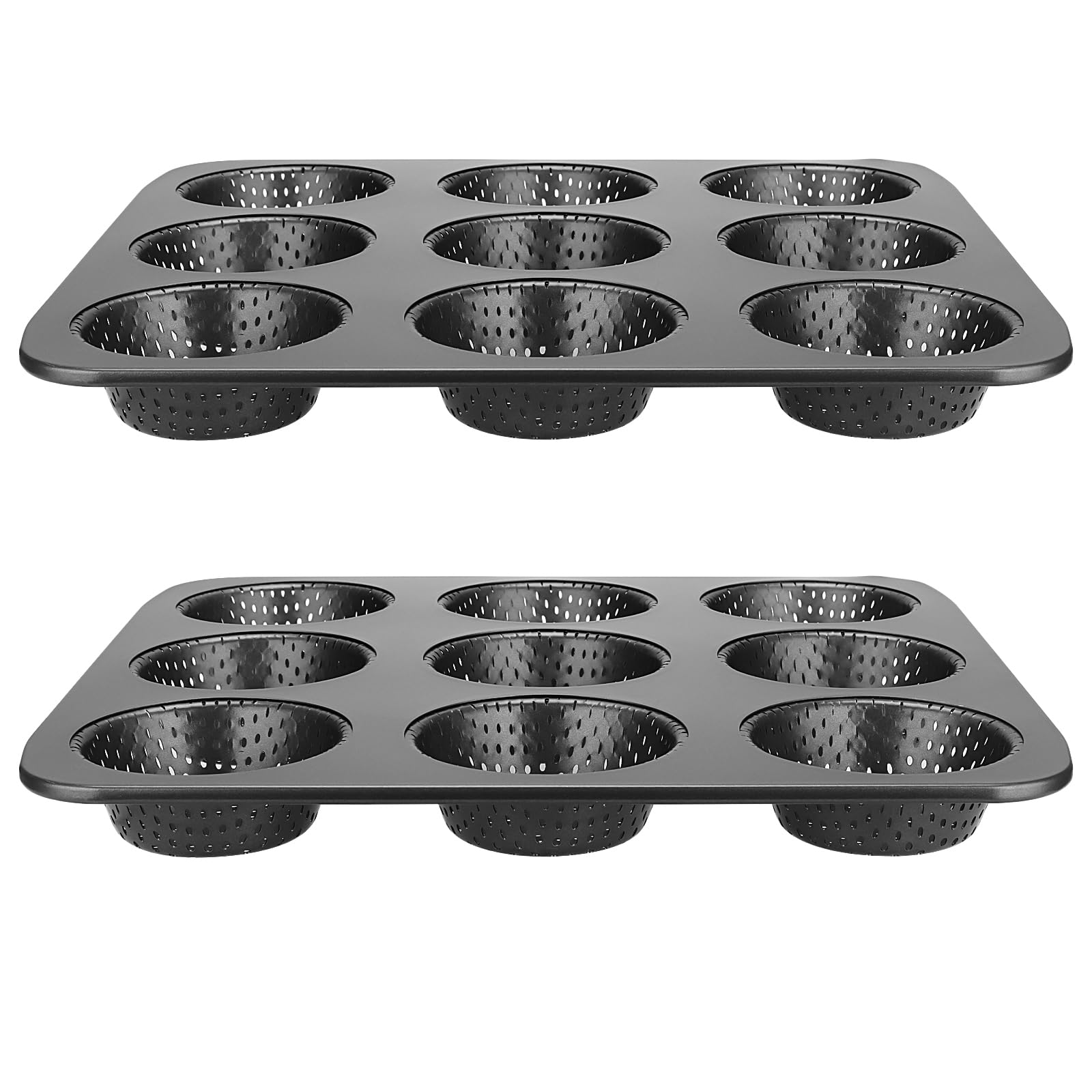 Moule à tarte perforé en acier pour réussir vos mini quiches