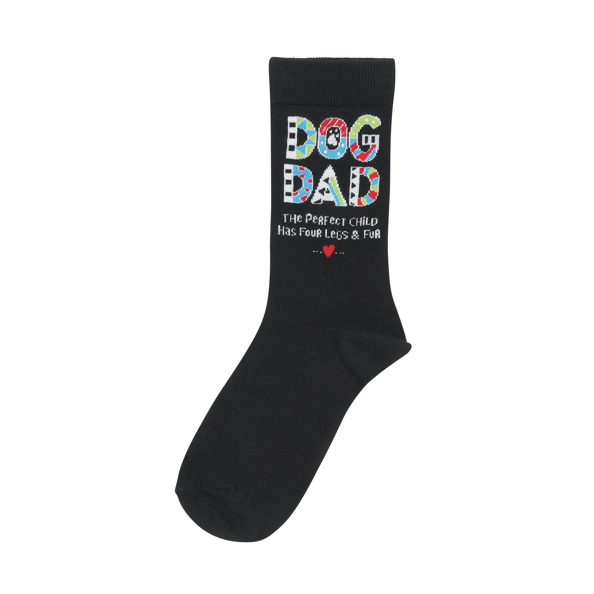 Enesco Cuppa Doodles by Our Name is Mud Cuppa Doodles Dog Dad Socks, 14 pulgadas, multicolor, Negro -, talla única
