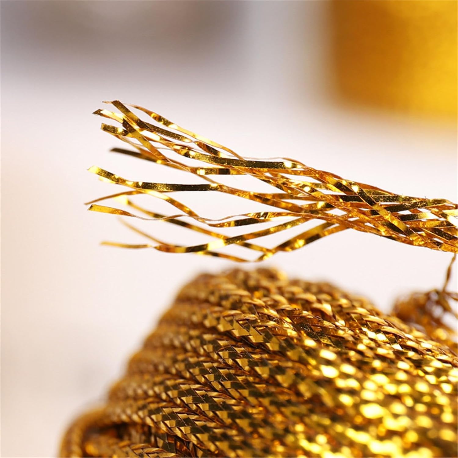 Christmas Twine Metallic Bakers 109 Yards Decorative Wrapping String for Craft Candy