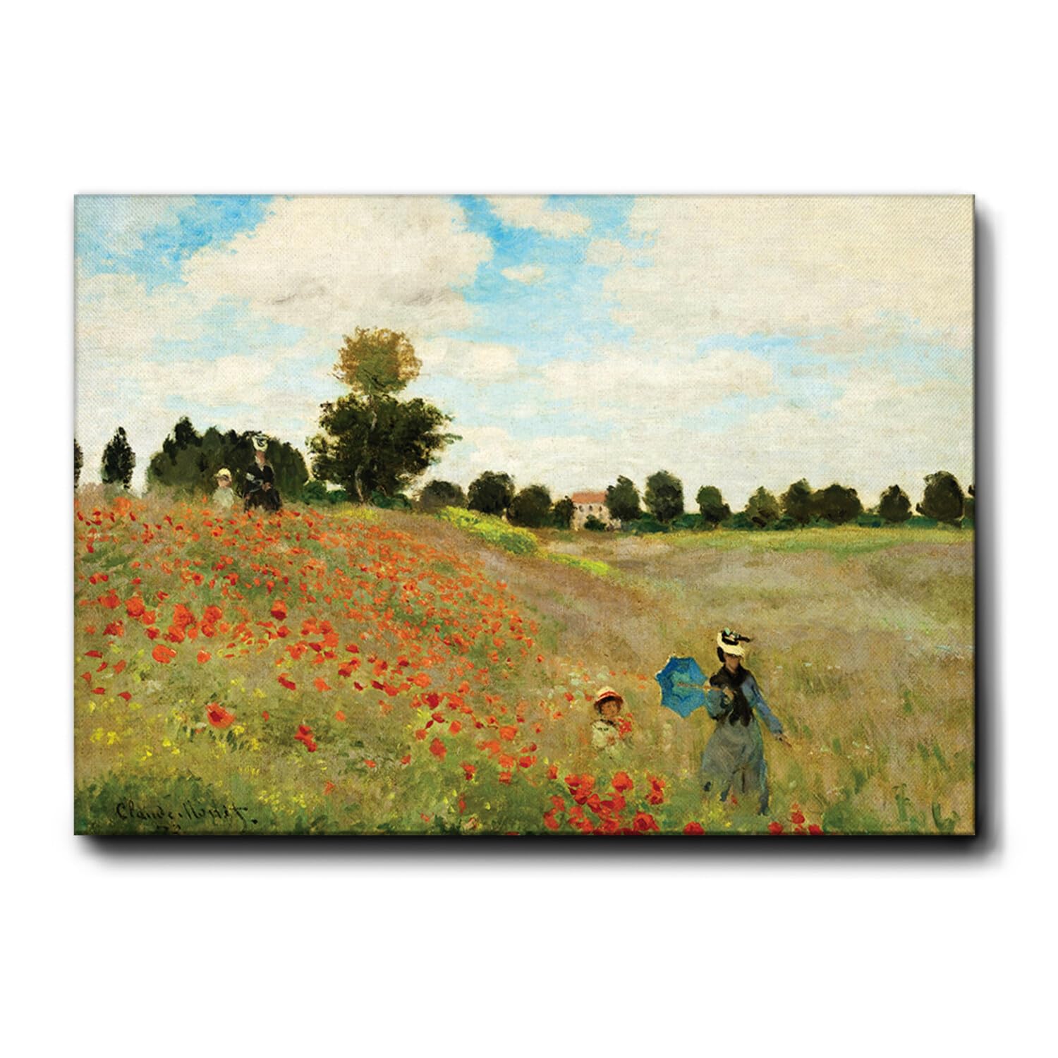 Claude Monet Champ de coquelicots 2 tableau salon moderne pour sublimer votre décoration murale