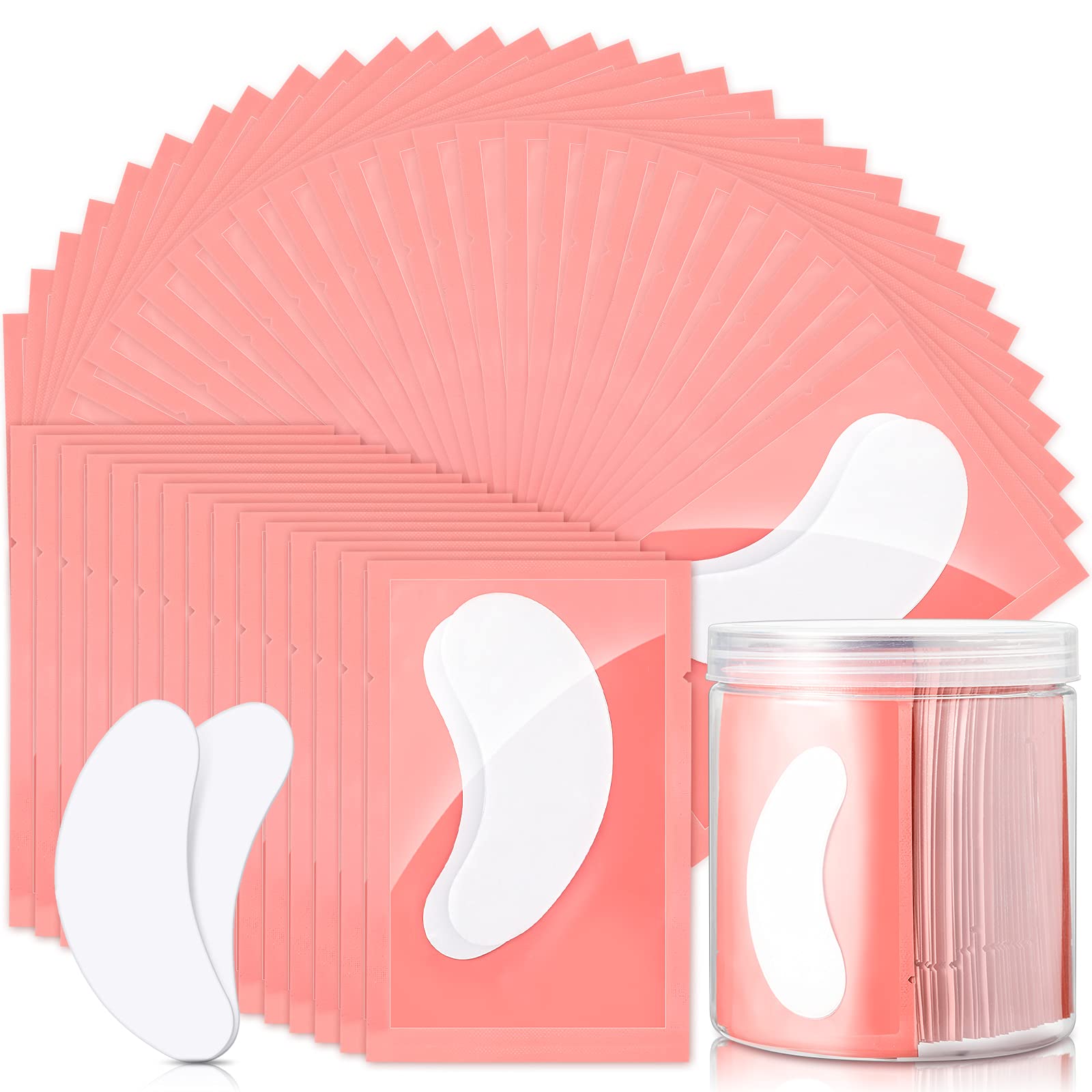 150 Pares Almohadillas de Extensión de Pestañas debajo de Ojos Parches de Hidrogel de Ojos Cubierta de Ojos Almohadillas de Gel debajo de Ojos para Extensiones de Pestañas