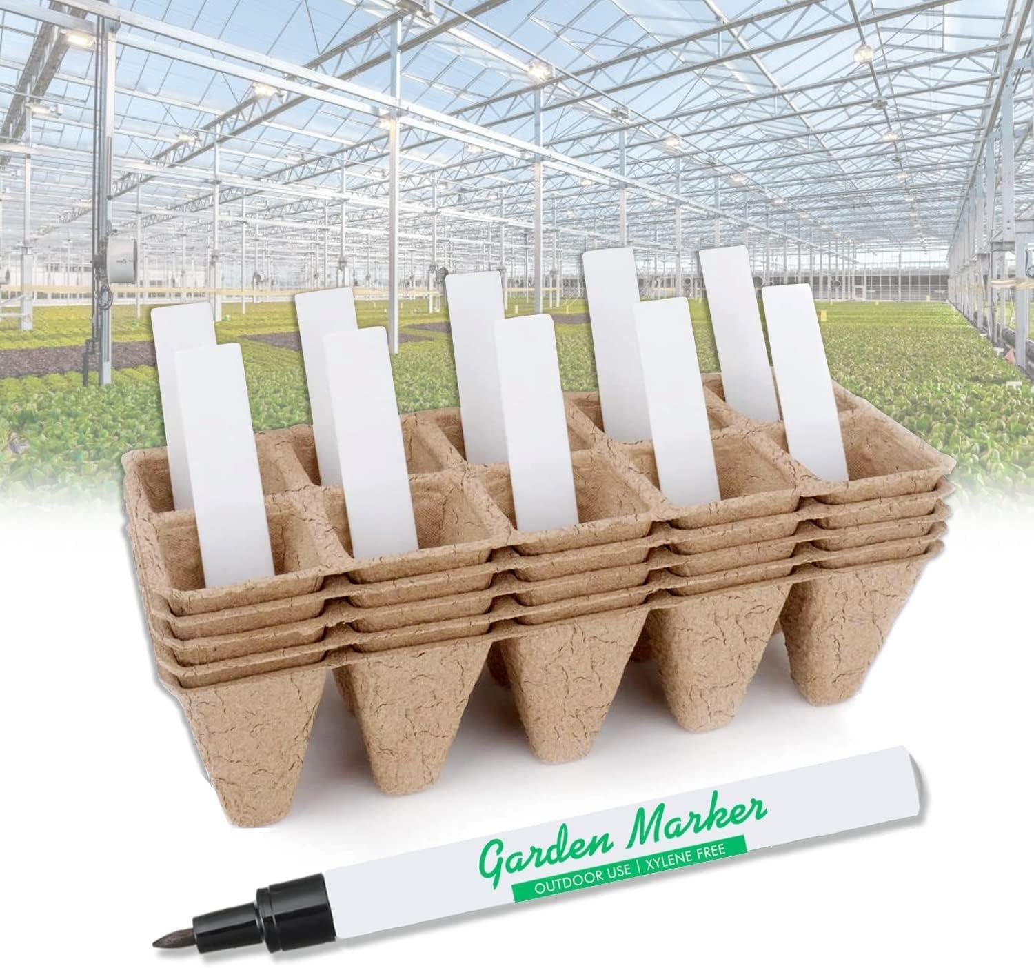 4 Inch Plastic Plant Labels for Seedlings, Flexible Waterproof Plant Tags, Vegetable Gardening Stake Tags for Potted Plants and Outdoor Garden, White, 1000 Pcs - Image 3