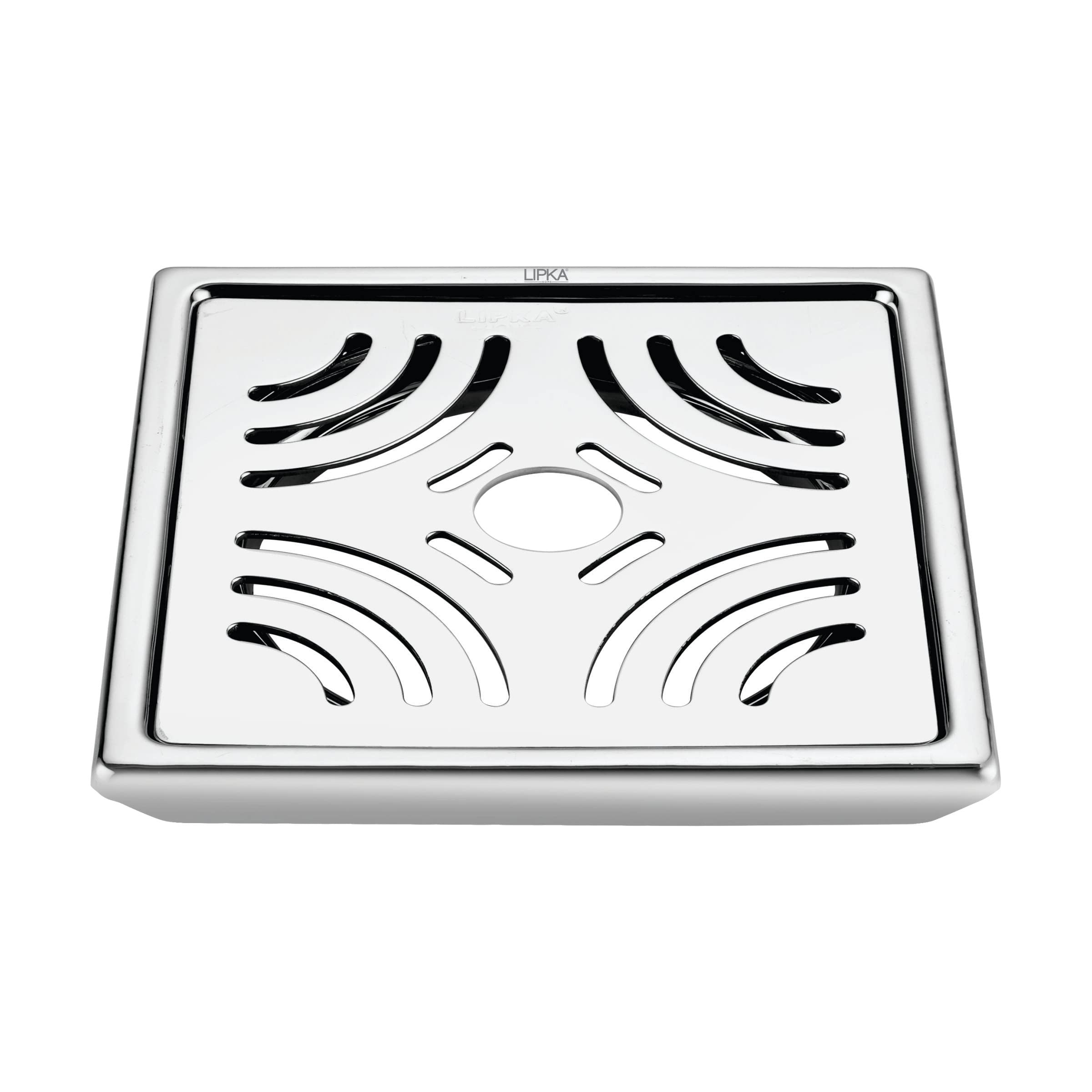 LIPKA Gamma Deluxe Square Floor Drain |Premium Stainless Steel |6 x 6 Inches| with Hole| (B09DSZ5NJC) Amazon Price History, Amazon Price Tracker
