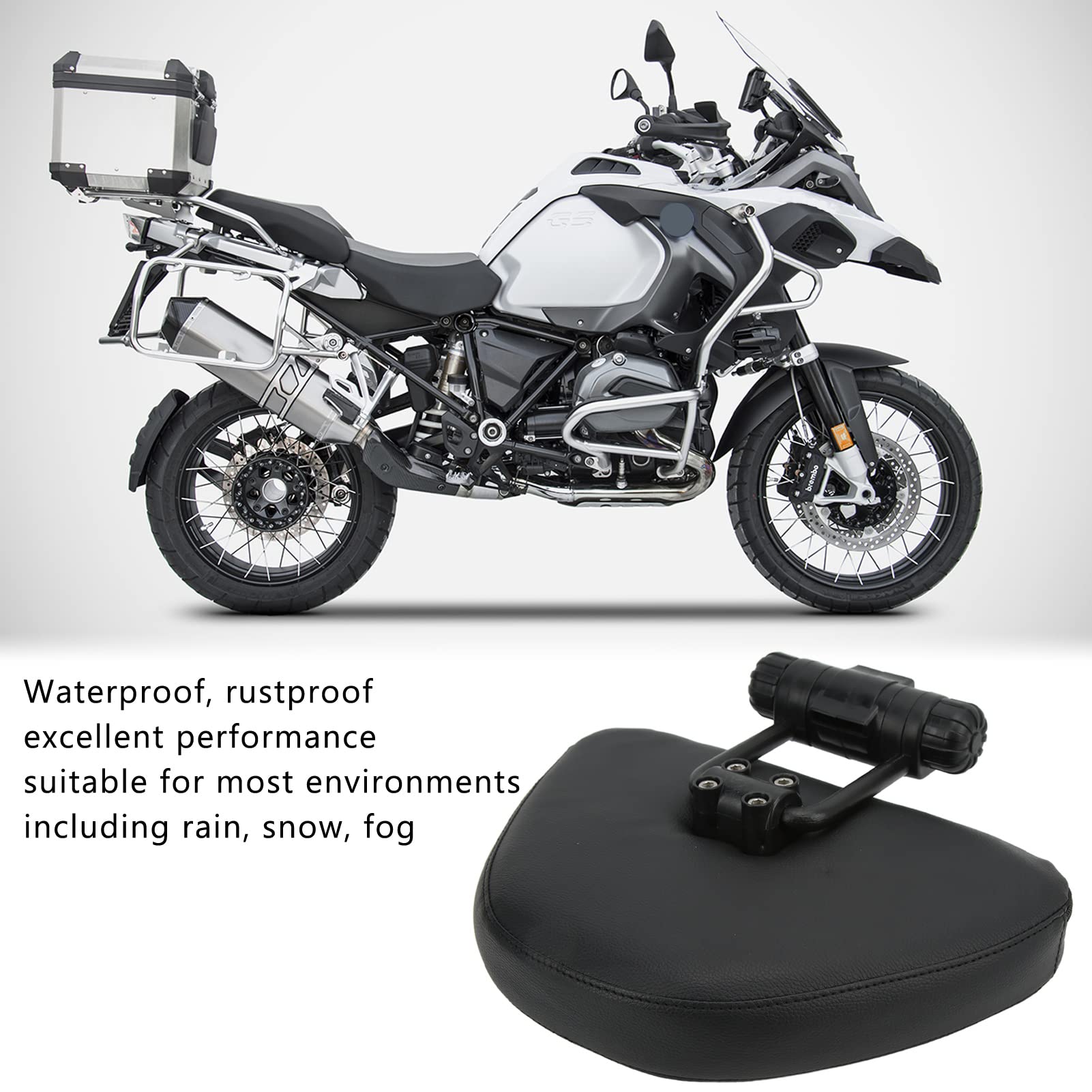 Oparcie Kierowcy Oparcie Oparcie Kierowcy Oparcie Akcesoria Motocyklowe Zamiennik dla R1200GS LC Adventure Poduszka Oparcia Kierowcy Motocykla Zastępuje R1200GS LC Ad
