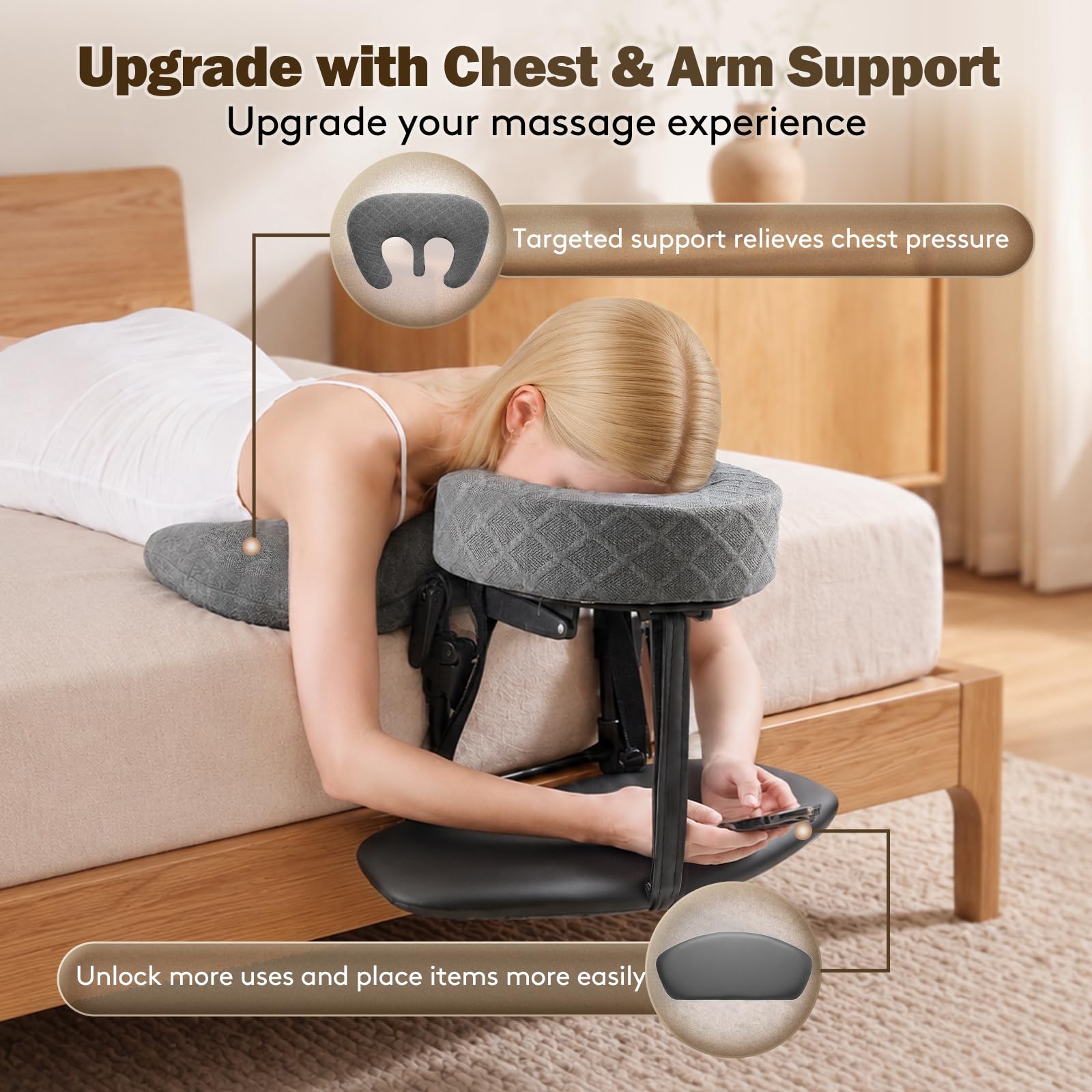 Massage Headrest for Bed - At-Home Spa Comfort -4 Massage Headrest for Bed - At-Home Spa Comfort -4