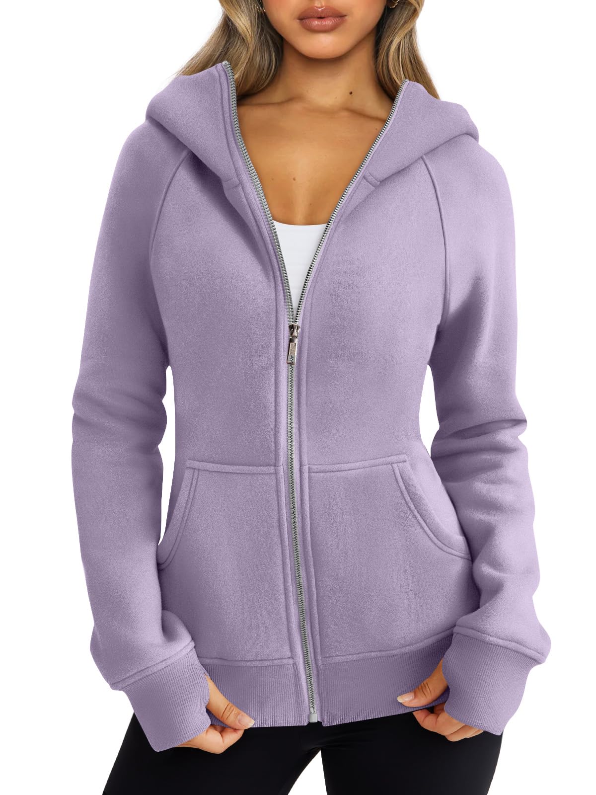 Damskie kurtki polarowe bluzy z zamkiem błyskawicznym bluzy oversize bluzy z długim rękawem swetry z kieszeniami płaszcze zimowe jesienne stroje Y2k moda nastolatki ubrania