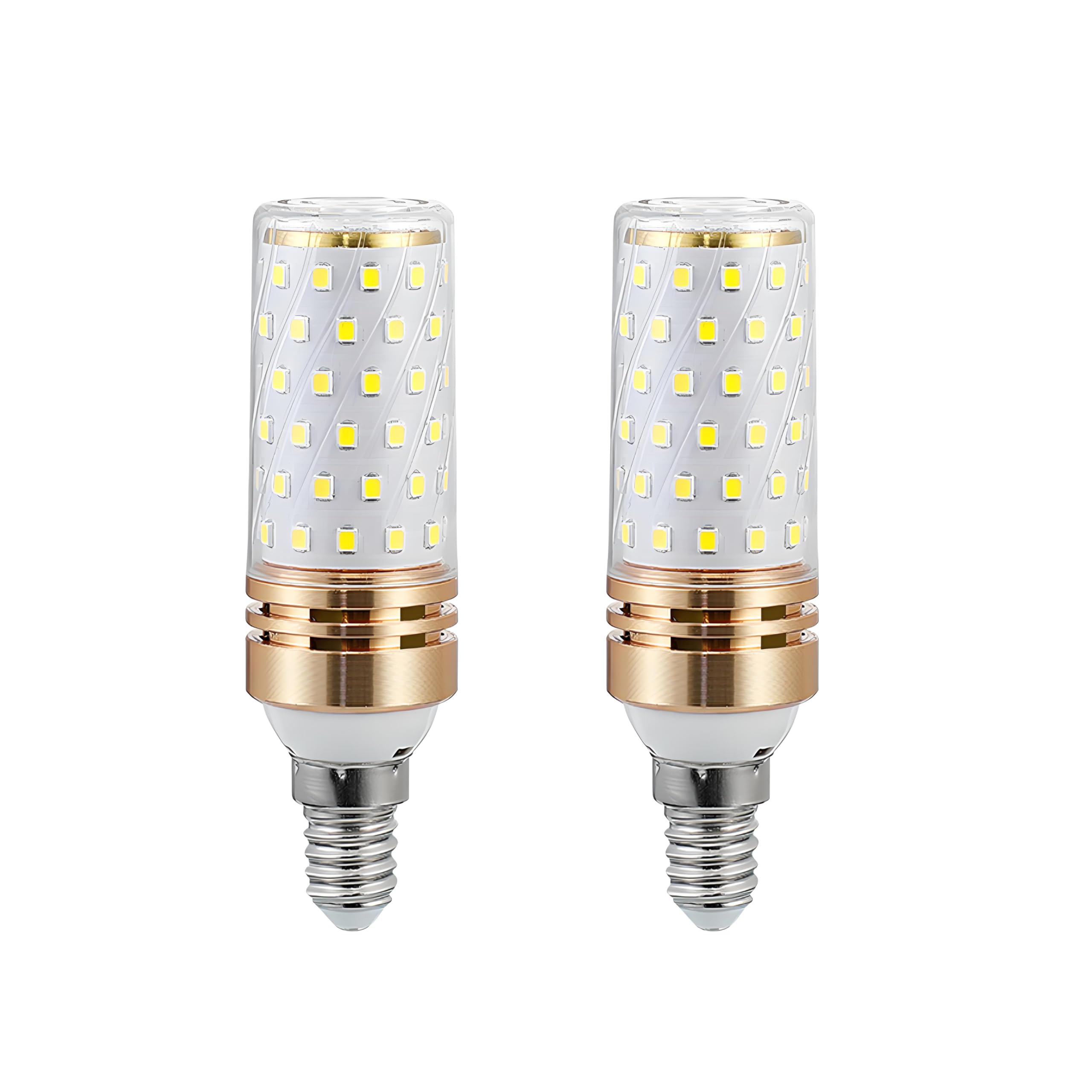 HUAMu E14 LED Bulb 9W, E14 Small Edison Screw Light Bulbs, Cool White 6500K, 90W Incandescent Equivalent, 900LM Non-Dimmable, 175V-265V, SES Corn Light for Home Lighting, Pack of 2 — image 1