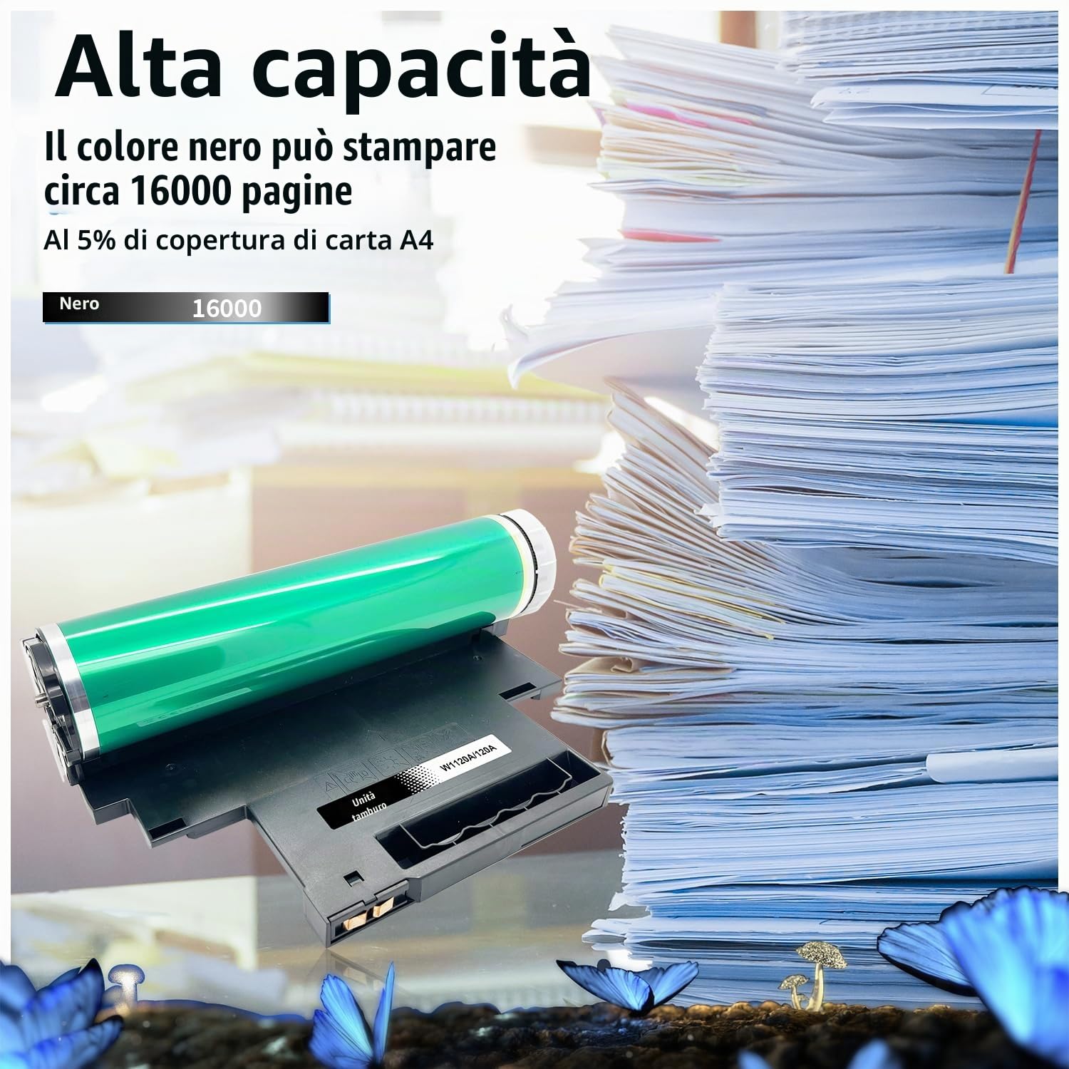 LOSMANN Tamburo 120A compatibile con HP 120A W1120A di ricambio per HP Color Laser 150a 150nw 150 MFP 170 Series MFP 178nw 178nwg 179fng 179fnw 179fwg 179fwg