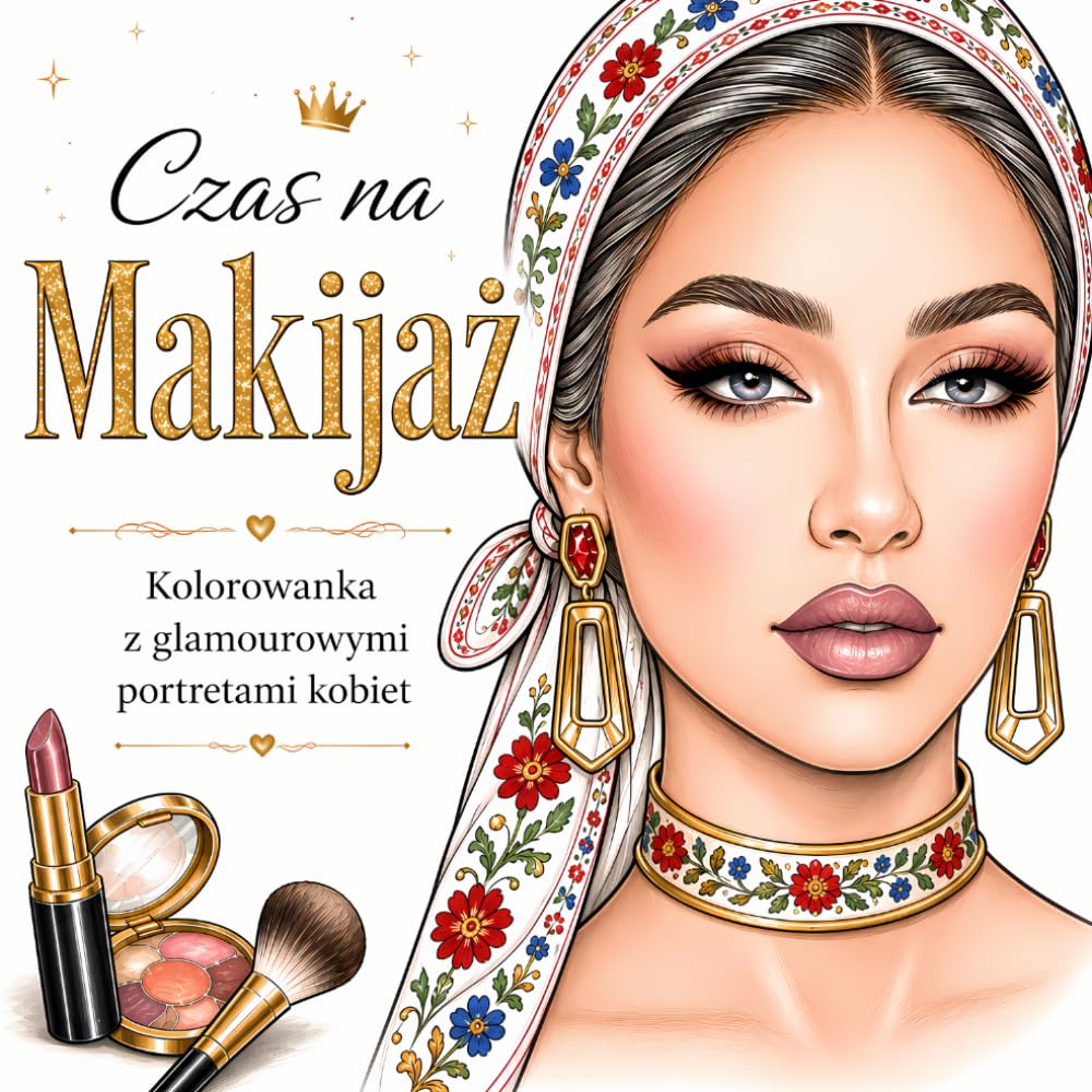 Czas na Makijaż: Kolorowanka z glamourowymi portretami kobiet