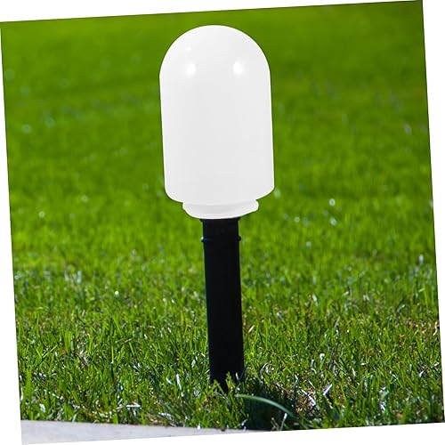 Miniatura 2 de Lámpara de pared blanca para jardín, globo de repuesto, pantalla de plástico para exteriores, lámpara de poste para exteriores, pantalla de piso,