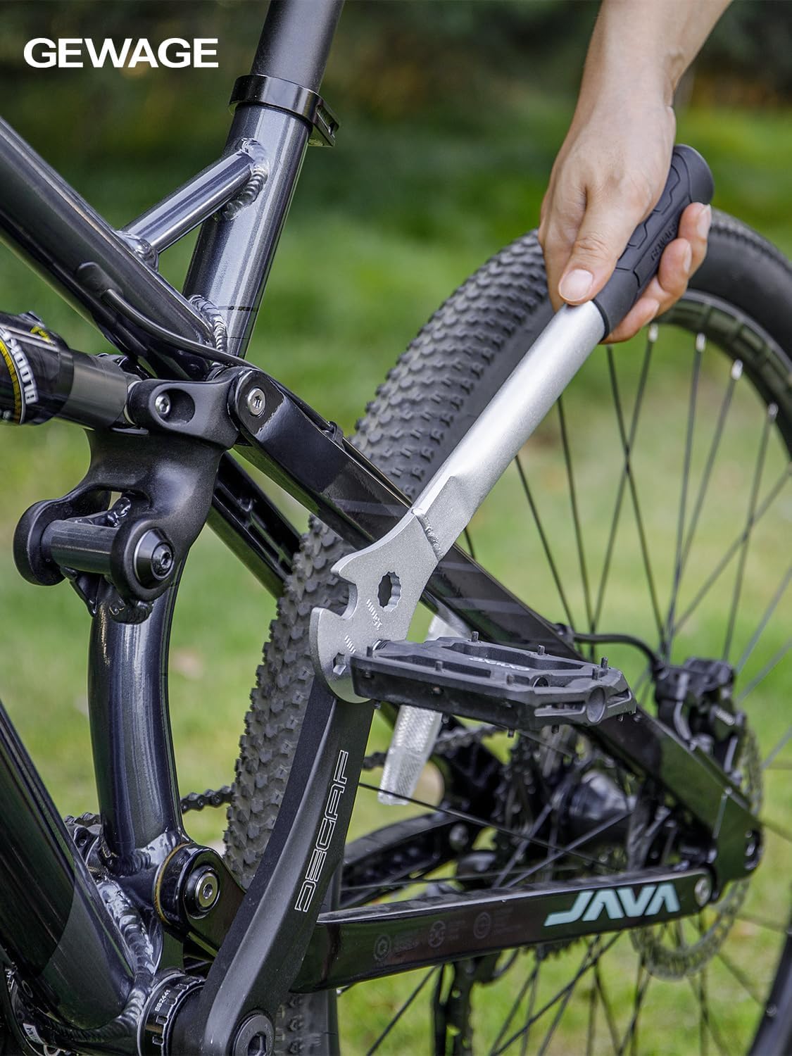 Chiave Pedale Bici 15 Mm LIFU-33F5 Taiwan – Impugnatura Rossa, Acciaio Robusto