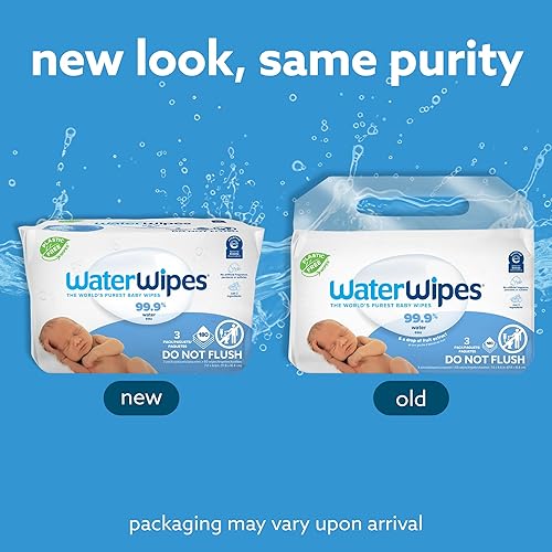 Vista 36 de WaterWipes Paquete de 720 toallitas de baño originales (12 paquetes) y toallitas de baño XL, 16 unidades (1 paquete), sin plástico, 99.9% toallitas