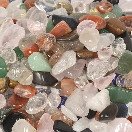 Vista 240 de Justinstones Chips pulidos de hematita triturada piedra rodada adornos curativos de cristal 3.53 oz