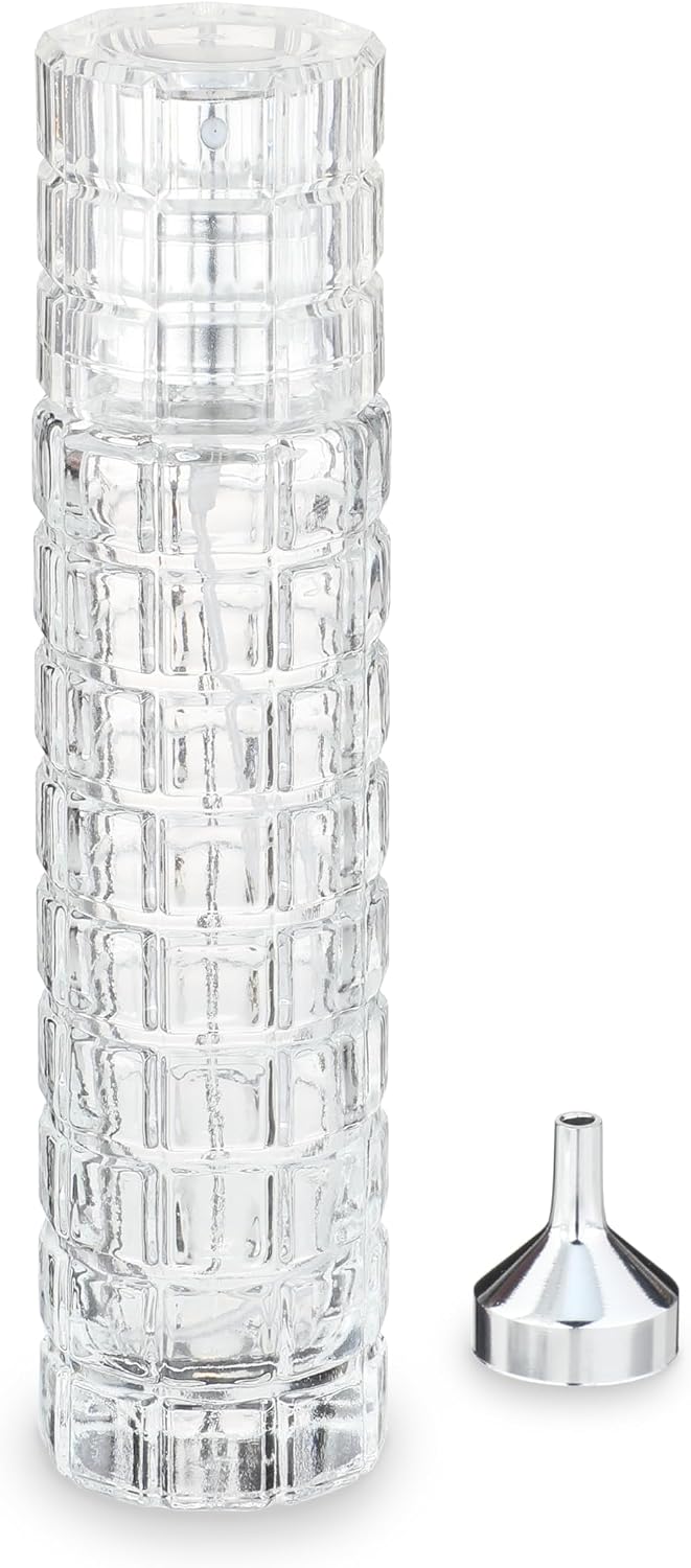 Viski Martini Atomizer Perfect for Vermouth or Bitters, Travel Spray Bottle, Travel Fragrance, DIY, Refillable Bar Sprayer, Stainless Steel, Bar Accessory, 30 ml.