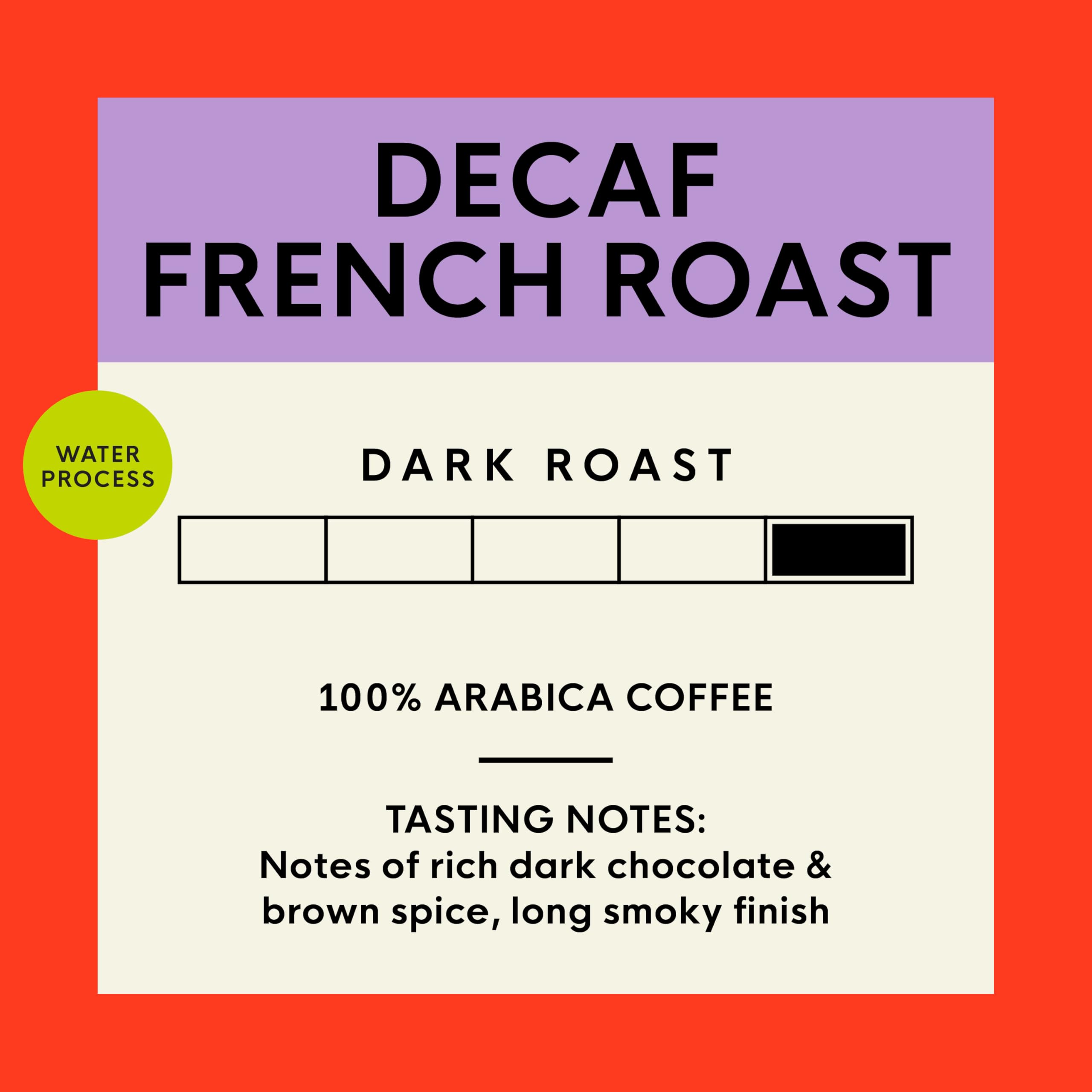 SAN FRANCISCO BAY Coffee DECAF French Roast Whole Bean 2LB (32 Ounce) Dark Roast Swiss Water Decaffeinated