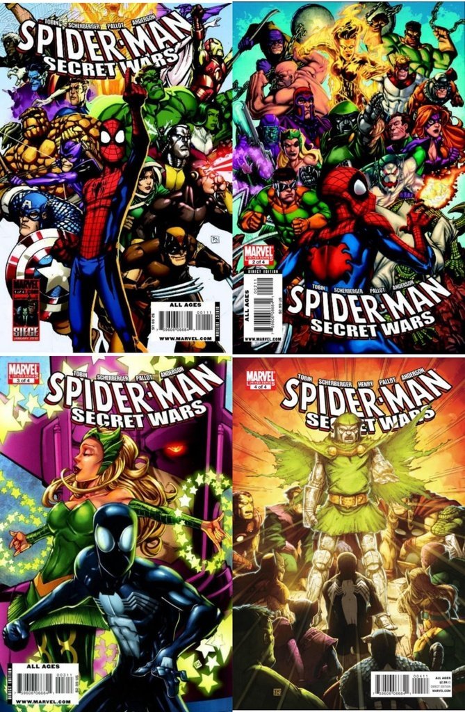 SpiderMan and the Secret Wars 4 Paul Tobin Books