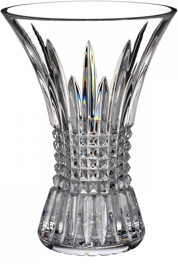 Lismore Diamond Vase 8" Clear
